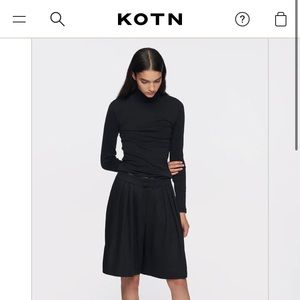 🌿 SOLD - Kotn Fitted Turtleneck